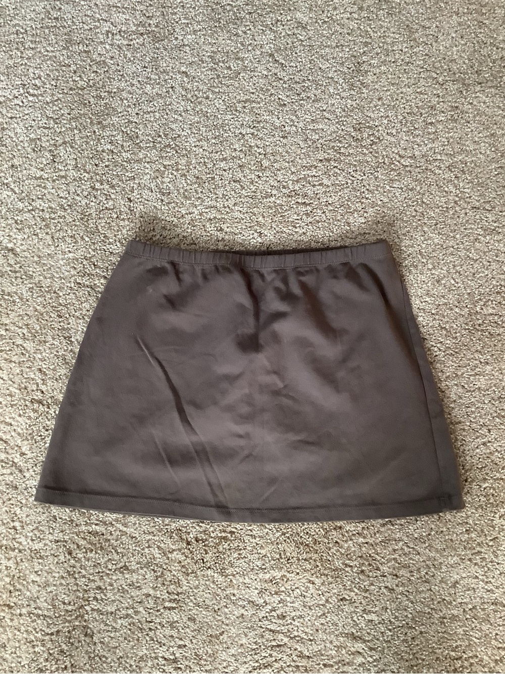 Brandy Melville Brown A-Line Mini Skirt